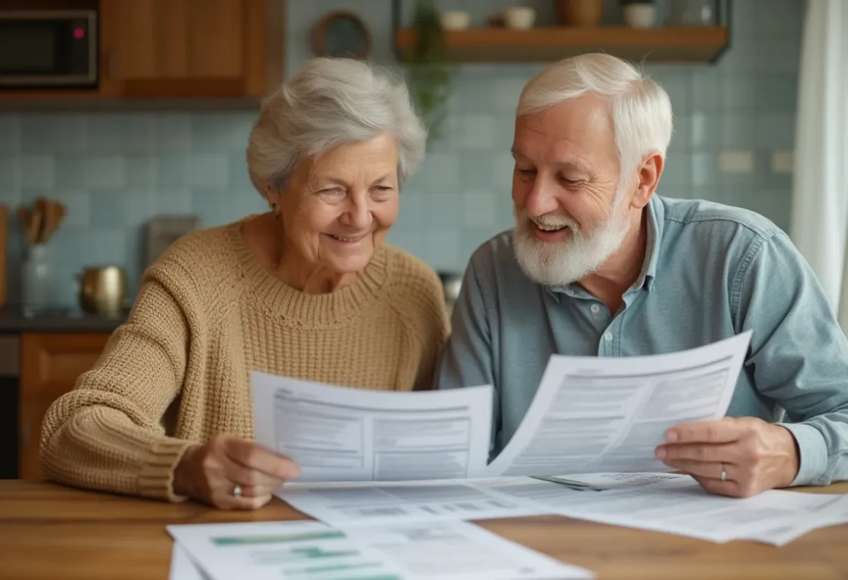 deux personnes seniors